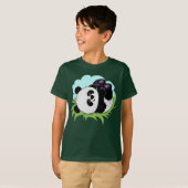 Cute Panda-kleding T-shirt (Voorkant volledig)