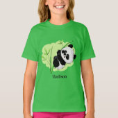 Cute Panda-kleding T-shirt (Voorkant)