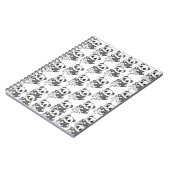 Cute Panda Kleurplaat Patroon Notitieboek (Linkerzijde)