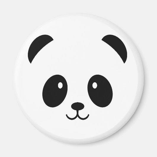 Cute Panda Koelkastmagneet Refrigerator Panda's Magneet (Voorkant)