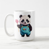 Cute panda koffiemok (Links)