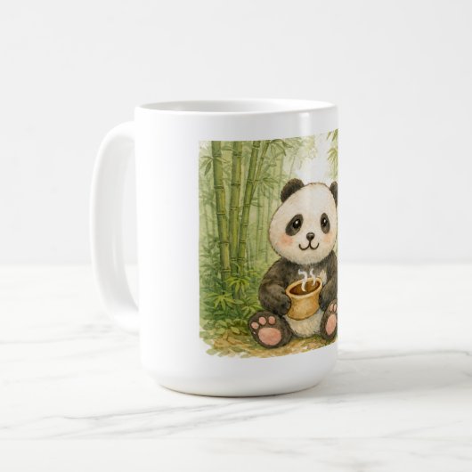 Cute panda koffiemok (Voorkant links)