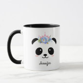 Cute panda koningin gepersonaliseerd mok (Links)