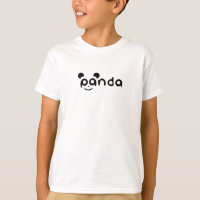 Cute Panda Lach Kids T-shirt | Grappig Dieren Cart