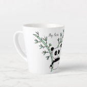 Cute Panda Latte cup Mok (Linkerhoek)