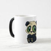 Cute Panda Magische Mok (Voorkant links)