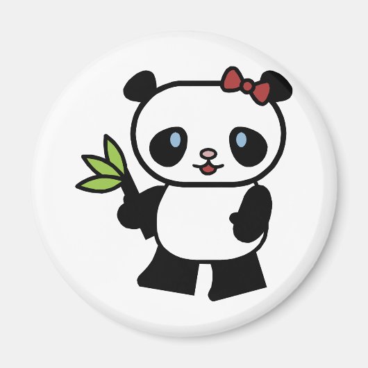 Cute Panda Magneet (Voorkant)