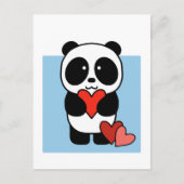 Cute Panda met hart - 1000Pandas-Briefkaart Briefkaart (Voorkant)