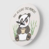 Cute Panda Mug Grote Klok (Hoek)