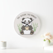 Cute Panda Mug Grote Klok (Huis)