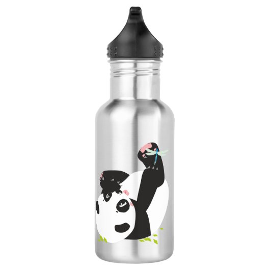 Cute panda-naam waterfles  (Rechts)