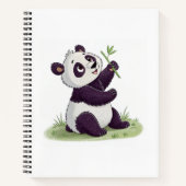 Cute Panda Notebook | Dream Quill Notitieboek (Voorkant)