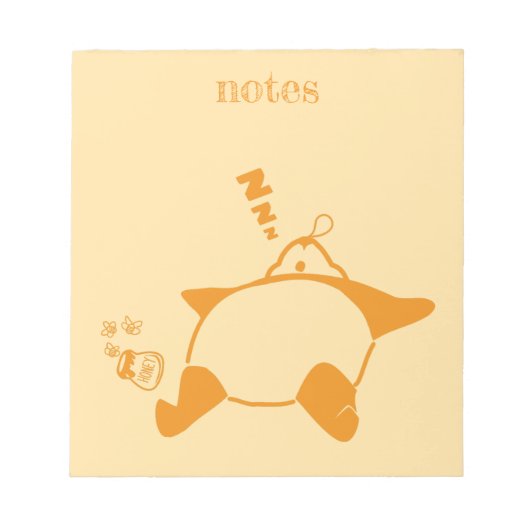 Cute Panda Notitieblok (Voorkant)