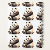 Cute Panda Notitieboek (Achterkant)