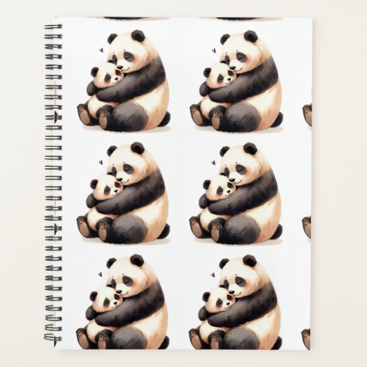 Cute Panda Notitieboek (Voorkant)