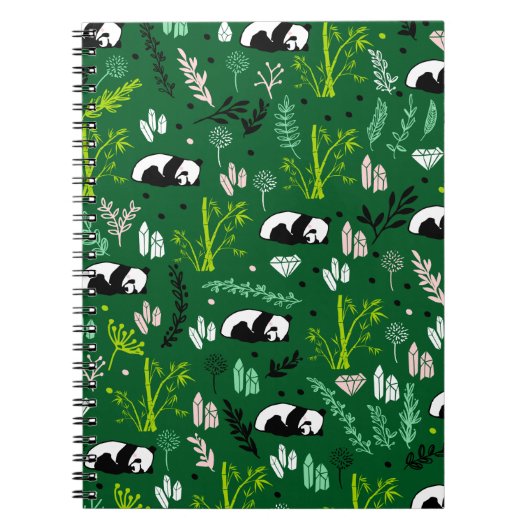 Cute Panda Notitieboek (Voorkant)