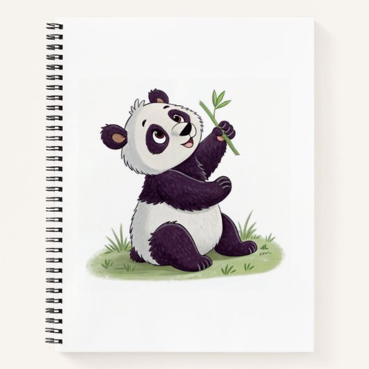 Cute Panda Notitieboek | Dream Quill (Voorkant)