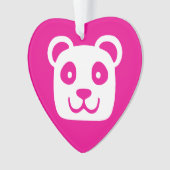 Cute Panda Ornament (voorkant)