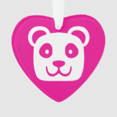 Cute Panda Ornament (voorkant)