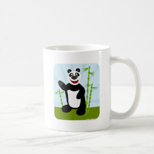 Cute Panda Pal Bamboo Cartoon Character Koffiemok