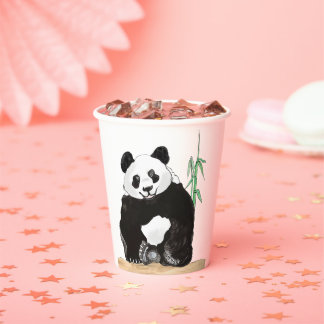 Cute Panda Papieren Bekers