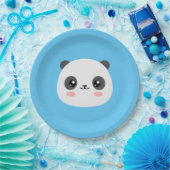 Cute Panda Papieren Bordje (Feest)