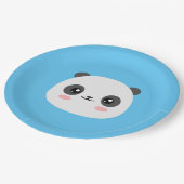 Cute Panda Papieren Bordje (Gekanteld)