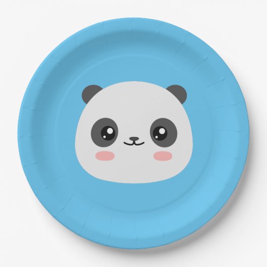 Cute Panda Papieren Bordje (Voorkant)