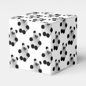Cute Panda Pattern Bedankdoosjes (Voorkant Zijde)
