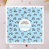 Cute Panda Pattern Birthday Party Servet