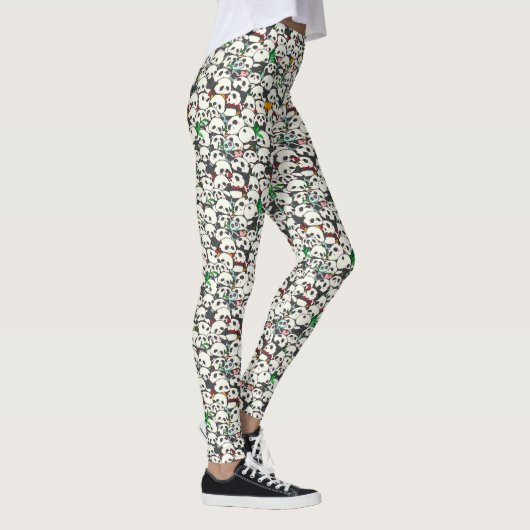 Cute Panda Pattern Leggings (Rechts)