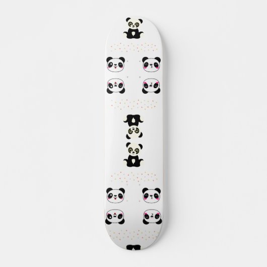 Cute panda Pattern Persoonlijk Skateboard (Voorkant)