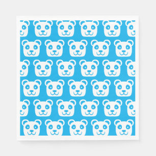 Cute Panda Pattern Servet