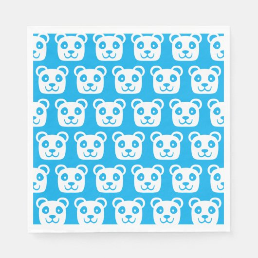 Cute Panda Pattern Servet (Voorkant)
