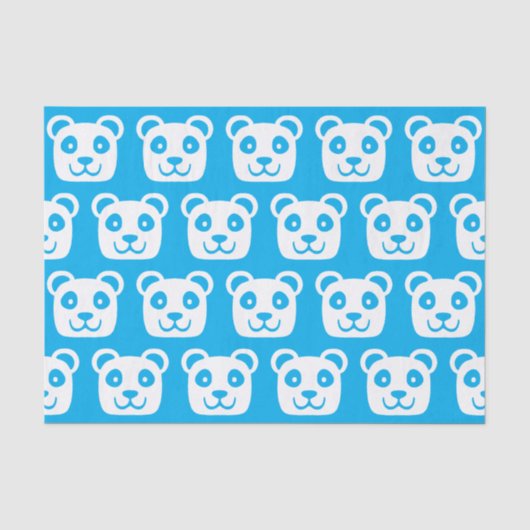 Cute Panda Pattern Tissuepapier (Voorkant)