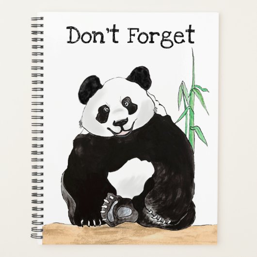 Cute Panda Planner (Voorkant)
