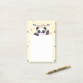 Cute Panda Post-it® Notes (Op bureau)