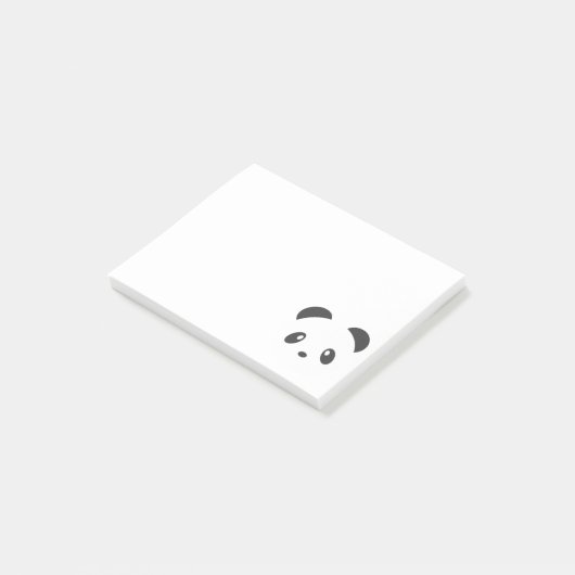 Cute panda post-it® notes (Schuin)