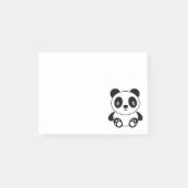 Cute Panda Post-it® Notes (Voorkant)