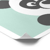 Cute Panda Poster (Hoek)