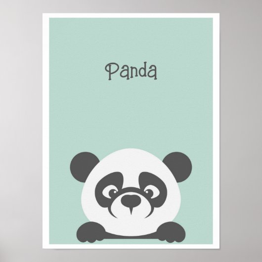 Cute Panda Poster (Voorkant)