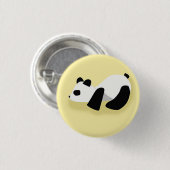 Cute Panda Ronde Button 3,2 Cm (Voorkant /achterkant)