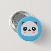 Cute Panda Ronde Button 3,2 Cm (Voorkant /achterkant)