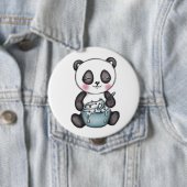 Cute Panda Ronde Button 4,0 Cm (In situ)