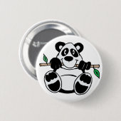 Cute Panda Ronde Button 5,7 Cm (Voorkant /achterkant)