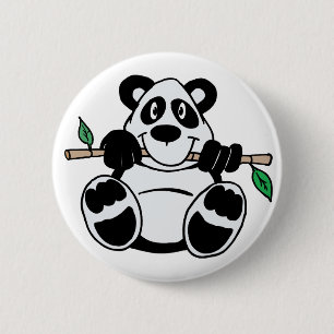 Cute Panda Ronde Button 5,7 Cm