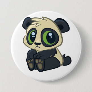 Cute Panda Ronde Button 7,6 Cm