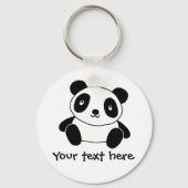 Cute Panda Sleutelhanger (Voorkant)