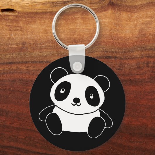 Cute Panda Sleutelhanger (Voorkant)