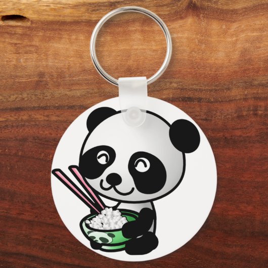 Cute Panda Sleutelhanger (Voorkant)